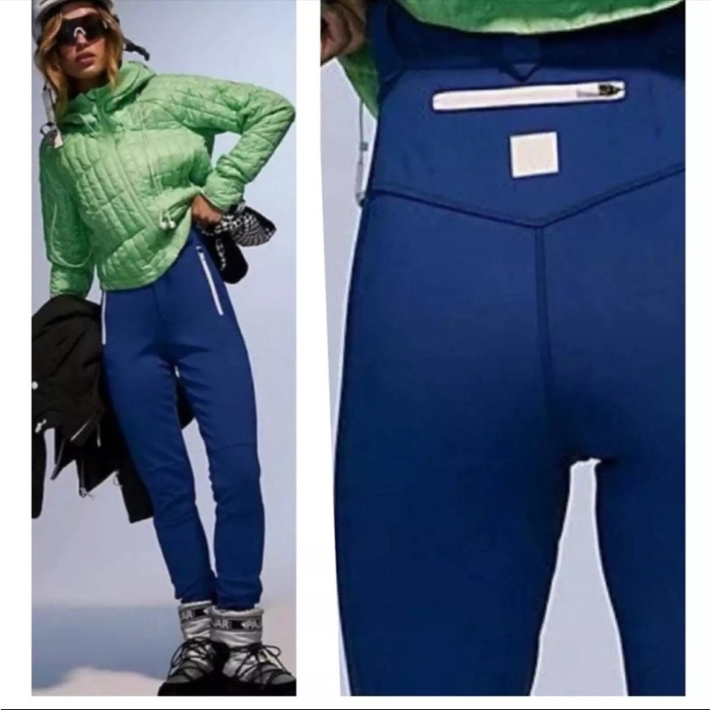 Free People Blue Leggings